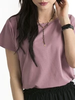 Basic brown and pink T-shirt