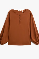 Koton Girls' Brown Blouse