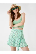 Koton Floral Mini Skirt