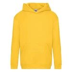 Żółta bluza dziecięca Hooded Sweat Fruit of the Loom