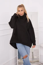 Oversize insulated sweatshirt black