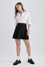 DEFACTO Coool Pleat Mini Skirt