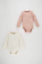 DEFACTO BabyGirl 2 piece Long Sleeve Snap Body