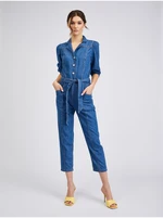 Orsay Blue Denim Overall - Women