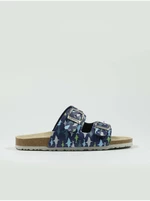 Dark blue boys patterned slippers Richter - Boys