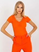 Blouse orange Och Bella OB-028.orange