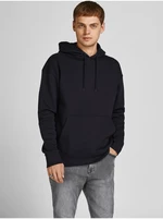 Black Mens Basic Hoodie Jack & Jones Star - Men