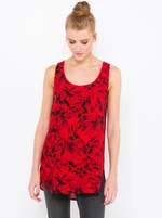 Red floral top CAMAIEU - Women