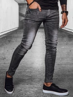 Men's Grey Denim Dstreet Trousers