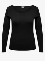 Black women's long sleeve T-shirt ONLY CARMAKOMA New Kira - Women