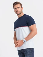 Ombre Men's two-tone cotton t-shirt