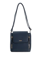 Navy blue bag with adjustable strap