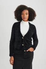 DEFACTO Oversize Fit V-Neck Knitwear Cardigan