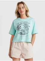 Light blue women's T-shirt O'Neill Stream