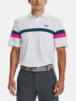 Under Armour T-Shirt UA T2G Color Block Polo-WHT - Men