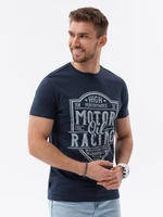 Ombre Men's printed cotton t-shirt