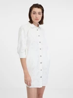 White women's denim shirt dress ORSAY