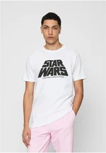 White T-shirt with the original Star Wars logo