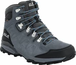 Jack Wolfskin Refugio Texapore Mid Grey/Black 40 Buty męskie trekkingowe