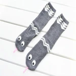 2023 Baby Socks 2 To 4years Children's Cartoon Small Snake Cotton Combed Cotton Floor Antiskid Girl Sock 6pair/lot