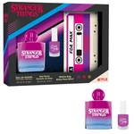 STRANGER THINGS Dárkový set EDT 100 ml + lak na nehty + pouzdro na mobil