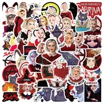 10/50Pcs TV Show Chilling Adventures of Sabrina Stickers Skateboard Motorcycle Helmet Guitar Luggage Laptop Stiker Decal Kid Toy