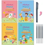 French Calligraphy Copybook Reusable Calligraphy Book SANK Magic Children's Copyook For Calligraphy Handwriting Writing Gifts