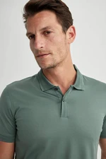 DEFACTO Slim Fit Polo Shirt Cotton Polo T-Shirt