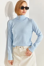 Bianco Lucci Women's Turtleneck Knitwear Sweater