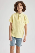 DEFACTO Boy Pique Short Sleeve Polo T-Shirt