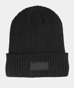 Men's insulated winter hat 4F black