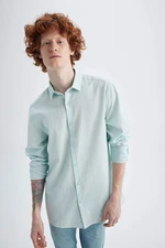 DEFACTO Slim Fit Long Sleeve Shirt