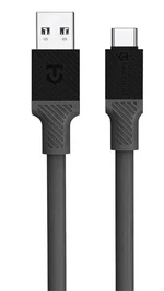 Kabel Tactical Fat Man Cable USB-A/USB-C 1m, šedá