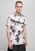 Black Tie Dye Tee bílá/černá