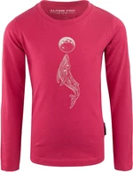 Dark pink girls' T-shirt ALPINE PRO Olero