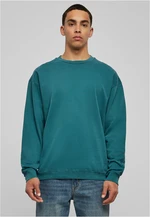 Pigment Dyed Crew Neck teal