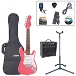 Encore EBP-E375 Gloss Pink Guitarra eléctrica