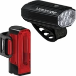 Lezyne Lite Drive 1200+/Strip Drive Pro 400+ Pair Satin Black/Black Front 1200 lm / Rear 400 lm Éclairage de vélo