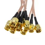 10Pcs RG316 Cable SMA Male to SMA Male Coax Coaxial Low Loss Jumper RF Pigtail