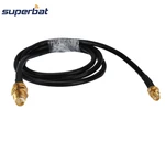 Superbat SMA Bulkhead Female to SMA Bulkhead Jack RG58 Cable 10m