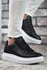 Riccon Black and White Men's Sneakers