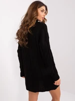 Black knitted dress RUE PARIS