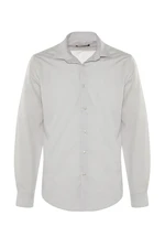 Trendyol Gray Men's Slim Fit Basic Shirt