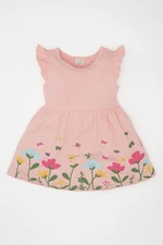 DEFACTO Baby Girl Floral Short Sleeve Dress