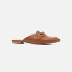 Brown women's moccasins Geox Llizia - Women's