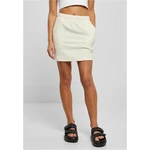 Women's towel miniskirt - light white