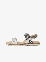 White Girls' Patterned Sandals Replay - Girls