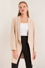 Bigdart Women's Cream Long Blazer Jacket 0705