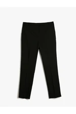 Koton High Waist Cigarette Fabric Trousers