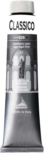 Maimeri Classico Peinture à l'huile Super Rapid White 200 ml 1 pc